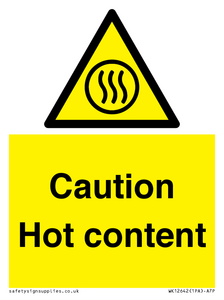 Caution Hot content